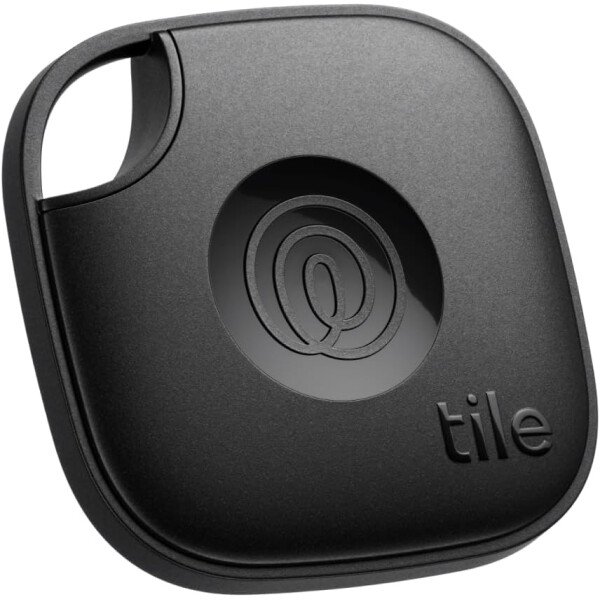 Tile by Life360 Mate (2024) Rastreador Bluetooth, buscador de llaves y localizador de artículos para llaves, bolsas y más. Buscador de teléfonos. Compatible con iOS y Android. Paquete de 1 (negro)