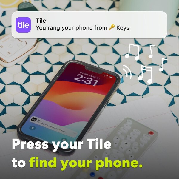 Tile by Life360 Mate (2024) Rastreador Bluetooth, buscador de llaves y localizador de artículos para llaves, bolsas y más. Buscador de teléfonos. Compatible con iOS y Android. Paquete de 1 (negro) - Imagen 5
