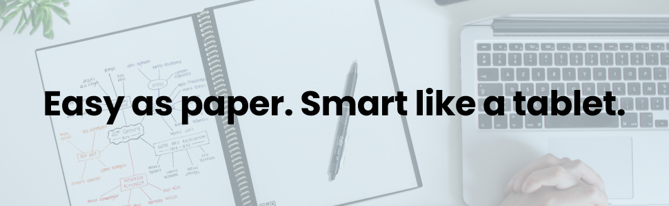 easy as paper, smart like a tablet.