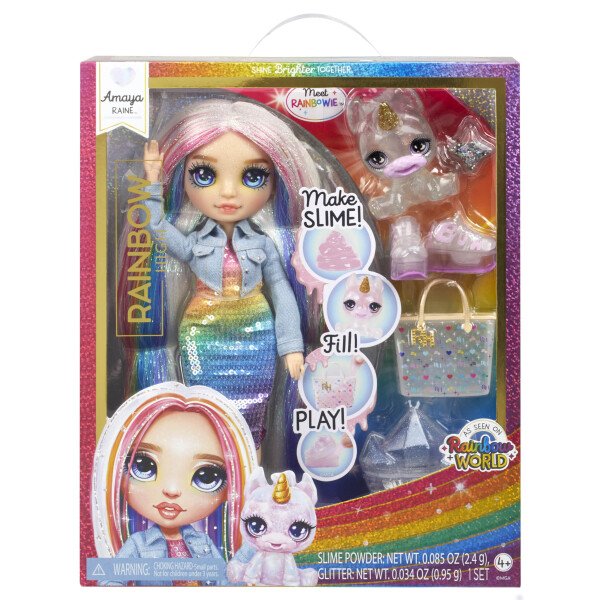 Rainbow High Rainbow Amaya con Kit de Limo y Mascota, Mu&ntildeeca de 11", Mayores de 4 A&ntildeos - Image 9