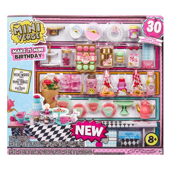 MGA's Miniverse Make It Mini, Paquete M&uacuteltiple de Birthday, Exclusivo de Walmart, para Mayores de 8 A&ntildeos