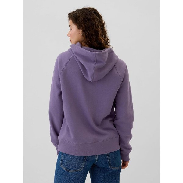 GAP Women's Logo Hoodie Hooded Full Zip Sweatshirt - Image 3