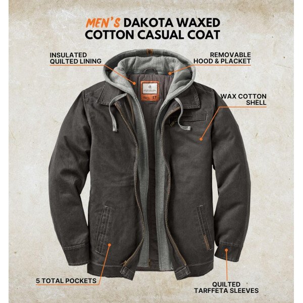 Legendary Whitetails Dakota Jacket Full Zip Up Winter Coat - Imagen 11