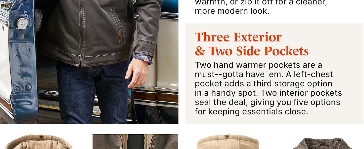 two side pockets, left chest pocket, wax cotton, soft, rugged, vintage, classic, basic, men, man, 