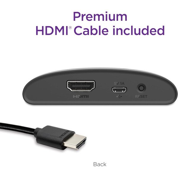 Roku Express 4K+ | Dispositivo de transmisión Roku 4K/HDR con control remoto por voz, TV gratis y en vivo - Imagen 3