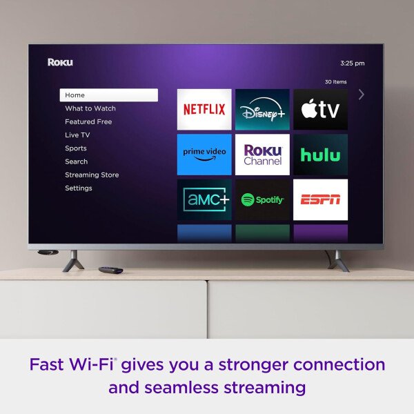 Roku Express 4K+ | Dispositivo de transmisión Roku 4K/HDR con control remoto por voz, TV gratis y en vivo - Imagen 6