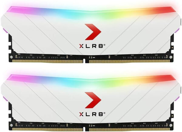 PNY XLR8 Gaming 32GB (2x16GB) DDR4 DRAM 3200MHz (PC4-25600) CL16 1.35V RGB Dual Channel Desktop Memory (DIMM) - MD32GK2D4320016XRGB - Imagen 8