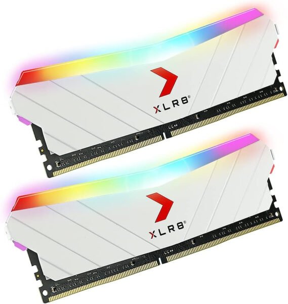 PNY XLR8 Gaming 32GB (2x16GB) DDR4 DRAM 3200MHz (PC4-25600) CL16 1.35V RGB Dual Channel Desktop Memory (DIMM) - MD32GK2D4320016XRGB - Imagen 9