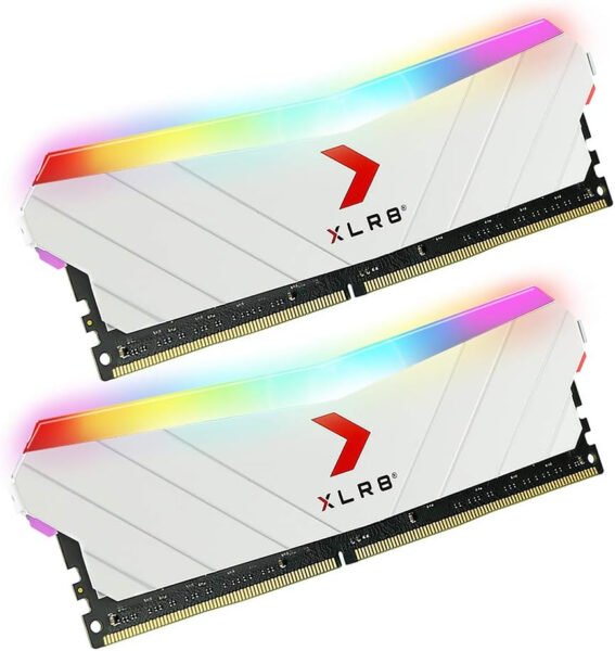 PNY XLR8 Gaming 32GB (2x16GB) DDR4 DRAM 3200MHz (PC4-25600) CL16 1.35V RGB Dual Channel Desktop Memory (DIMM) - MD32GK2D4320016XRGB - Imagen 14