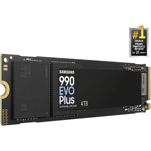 SAMSUNG 990 EVO Plus - SSD de 4TB, PCIe Gen 4x4 y 5x2 M.2, velocidades de hasta 7250 MB/s, almacenamiento para PC/portátiles, tecnología HMB e Intelligent Turbowrite 2.0, (MZ-V9S4T0B/AM) - Imagen 2