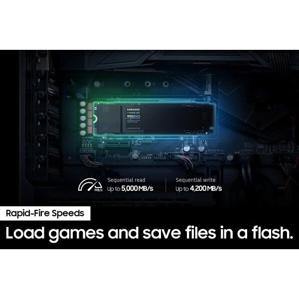 SAMSUNG 990 EVO Plus - SSD de 4TB, PCIe Gen 4x4 y 5x2 M.2, velocidades de hasta 7250 MB/s, almacenamiento para PC/portátiles, tecnología HMB e Intelligent Turbowrite 2.0, (MZ-V9S4T0B/AM) - Imagen 16