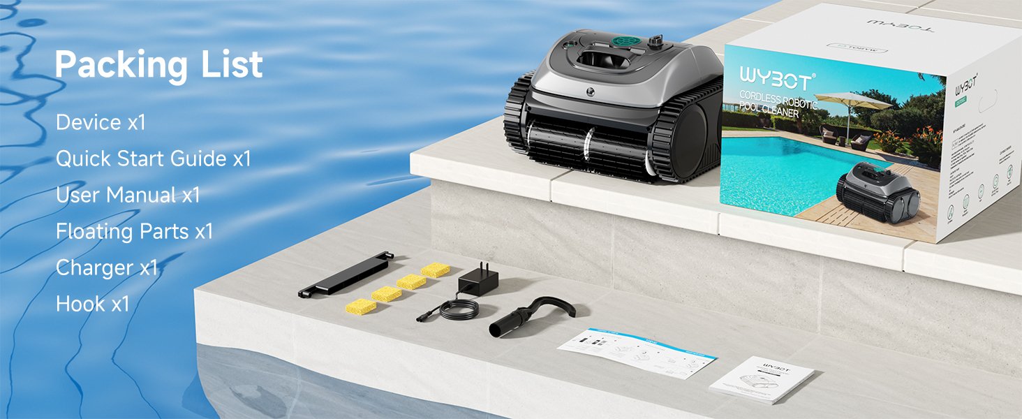 wybot c1 cordless pool cleaner