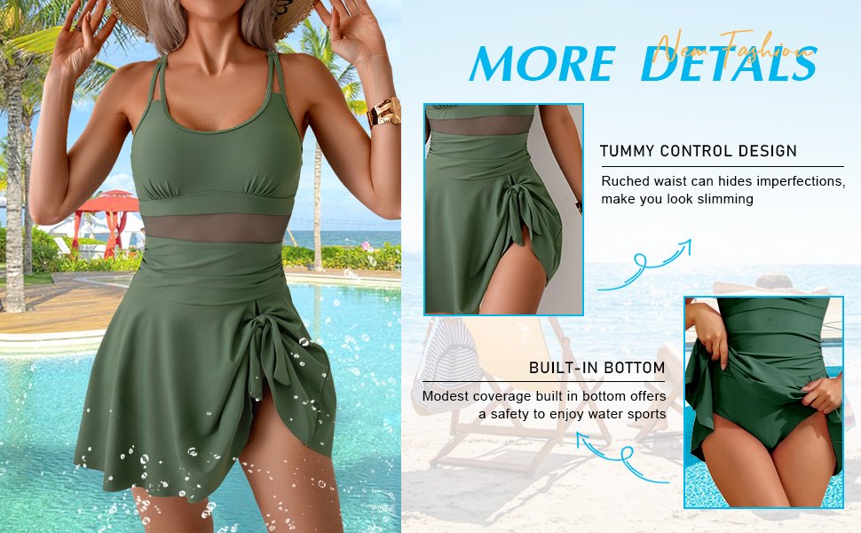 3 trajes de baño para mujer, trajes de baño para mujer