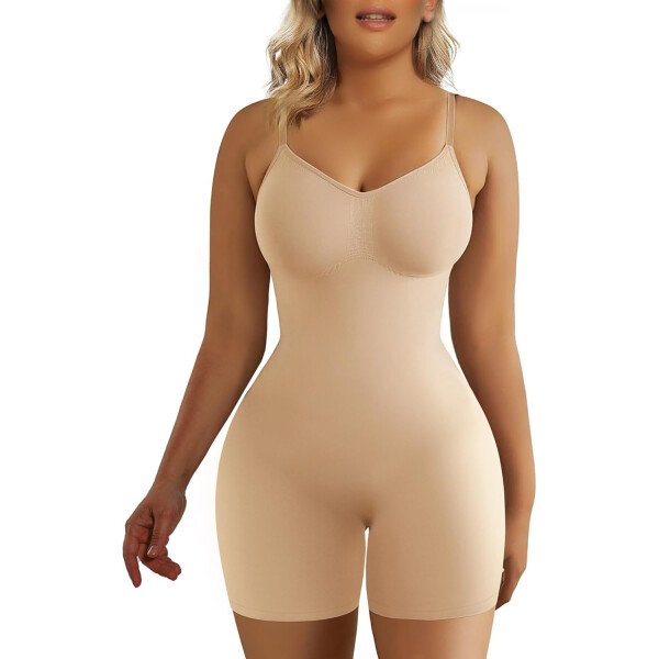 SHAPERX - Body tipo faja moldeadora para mujer, con control de abdomen, sin costuras, para moldear la cintura, compresión del cuerpo - Image 19