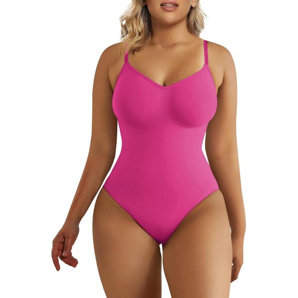 SHAPERX - Body tipo faja moldeadora para mujer, con control de abdomen, sin costuras, para moldear la cintura, compresión del cuerpo - Image 24