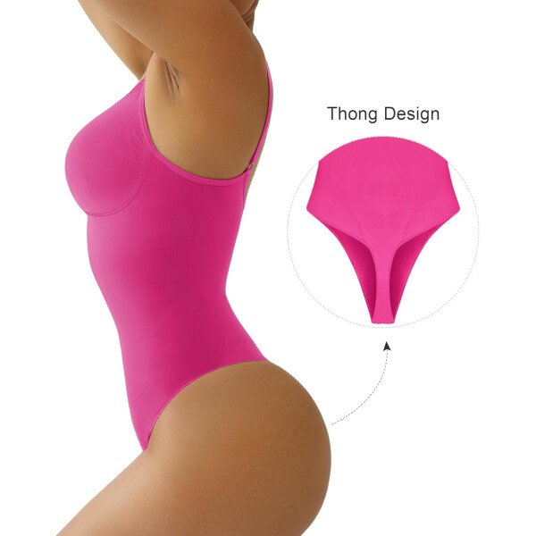 SHAPERX - Body tipo faja moldeadora para mujer, con control de abdomen, sin costuras, para moldear la cintura, compresión del cuerpo - Image 25