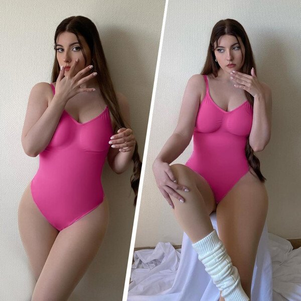 SHAPERX - Body tipo faja moldeadora para mujer, con control de abdomen, sin costuras, para moldear la cintura, compresión del cuerpo - Image 27