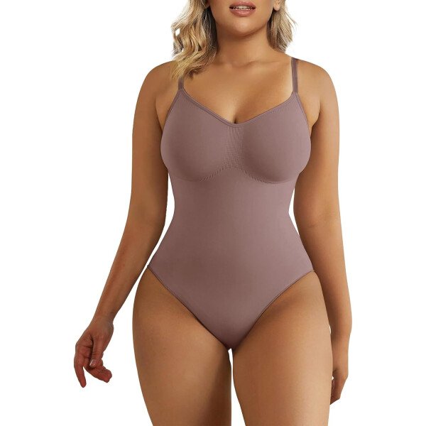 SHAPERX - Body tipo faja moldeadora para mujer, con control de abdomen, sin costuras, para moldear la cintura, compresión del cuerpo - Image 30