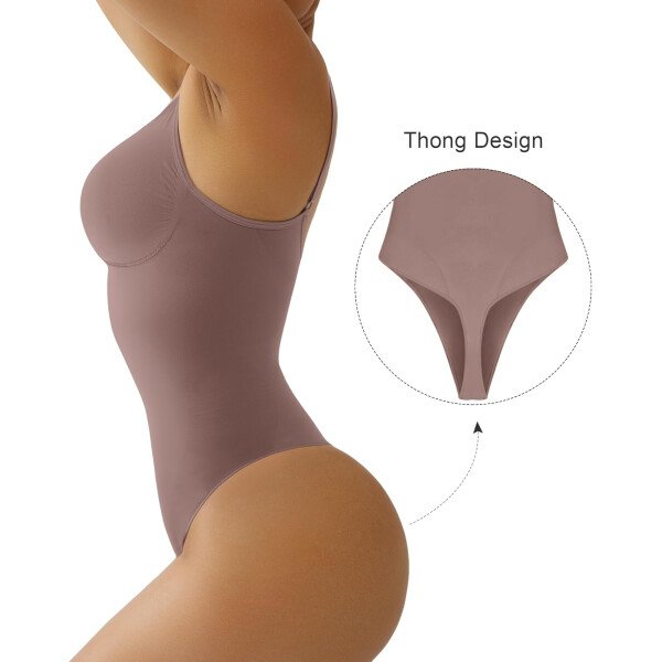 SHAPERX - Body tipo faja moldeadora para mujer, con control de abdomen, sin costuras, para moldear la cintura, compresión del cuerpo - Image 31