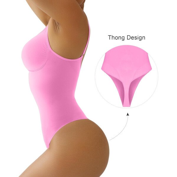 SHAPERX - Body tipo faja moldeadora para mujer, con control de abdomen, sin costuras, para moldear la cintura, compresión del cuerpo - Image 37