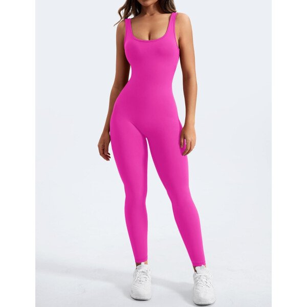 YEOREO Overol sin mangas para mujer, sexy, sin espalda, para gimnasio, bodycon, Lizvette, espalda en V, fruncido, overol - Image 50