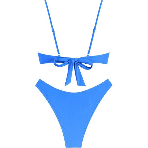 ZAFUL Conjunto de bikini de corte alto para mujer, traje de baño sexy de dos piezas con aros, traje de baño brasileño atrevido recortado lindo traje de baño - Imagen 107