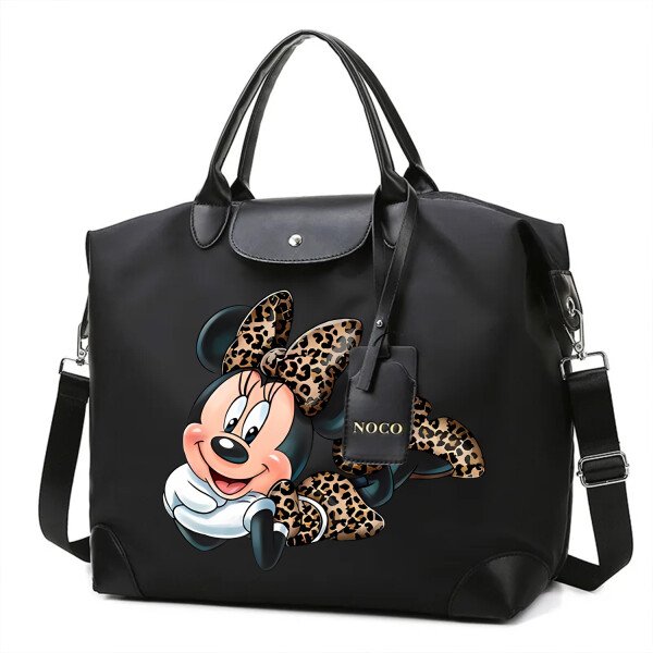 Bolso de mano de Mickey Mouse de Disney para mujer, bolso de hombro de dibujos animados Kawaii, bolso cruzado de gran capacidad Y2K, bolso de regalo de Anime para mujer - Image 4