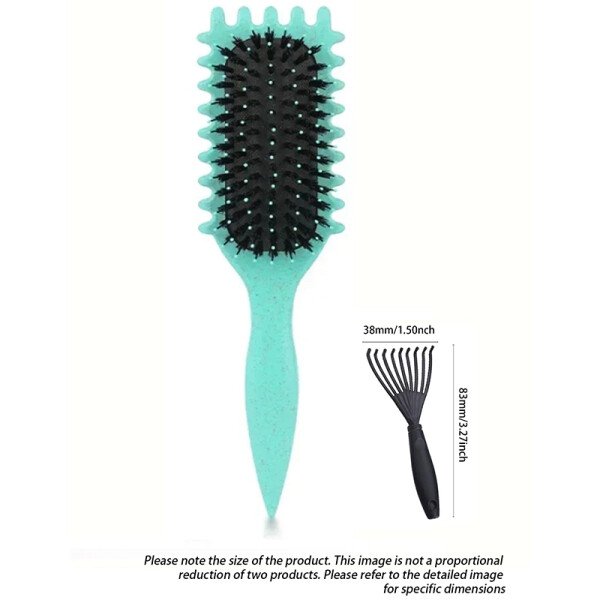Nueva moda masaje peine con cojín de aire estilo que rebota peine de pelo rizado Airbag peine de peluquería peine de pelo ondulado grande - Image 13