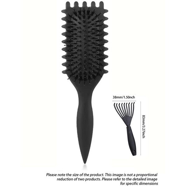 Nueva moda masaje peine con cojín de aire estilo que rebota peine de pelo rizado Airbag peine de peluquería peine de pelo ondulado grande - Image 15