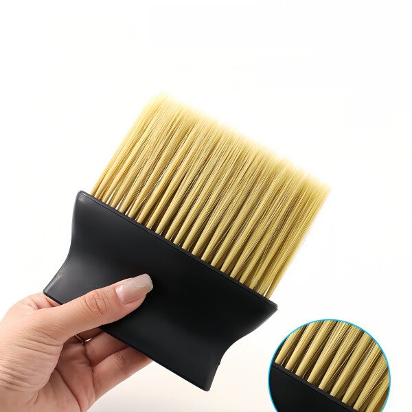 Juego de Herramientas de peluquería, capa de corte de pelo negro, barredora de cuello, peine de estilo de pelo de peluquero - Image 4