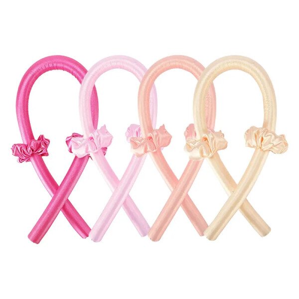 Productos para el cabello, varilla rizadora sin calor, diadema sin calor, cinta para rizos de seda, rodillos para el cabello, diadema suave para dormir, accesorios para el cabello perezoso - Image 5