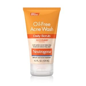 Exfoliante facial diario sin aceite para el acné