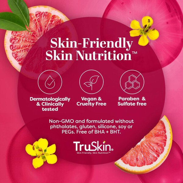 TruSkin Vitamin C-Plus Super Serum - Suero facial antiarrugas antienvejecimiento con niacinamida, retinol, ácido hialurónico y ácido salicílico, 1 onza líquida - Imagen 8