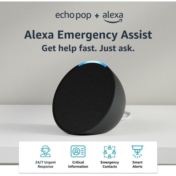 Amazon Echo Pop (modelo más reciente): nuestro parlante más pequeño que se adapta a cualquier habitación (lavanda) - Imagen 19
