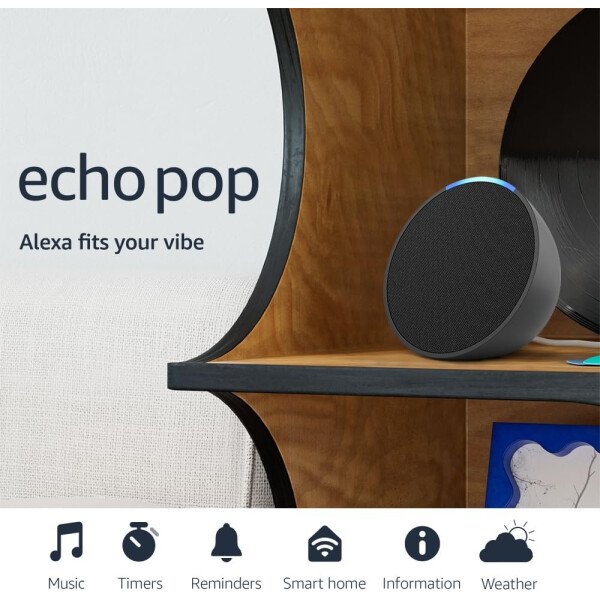 Amazon Echo Pop (modelo más reciente): nuestro parlante más pequeño que se adapta a cualquier habitación (lavanda) - Imagen 28
