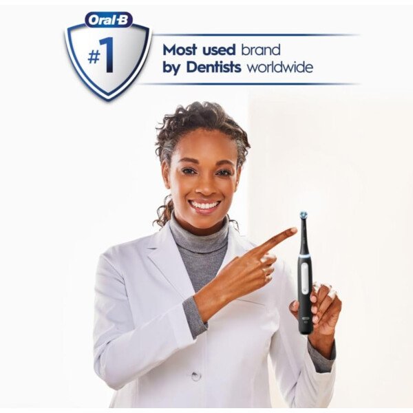 Oral-B iO Deep Clean - Cepillo de dientes eléctrico recargable con iO Series 3 Limited, 2 cabezales de cepillo y estuche de viaje, sensor de presión para proteger las encías, 3 ajustes de limpieza, - Imagen 12