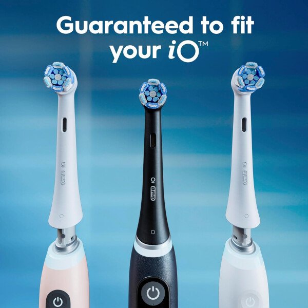 Oral-B iO Ultimate Clean Cabezales de cepillo de repuesto, 5 unidades, 4 Ultimate Clean + 1 goma y negro sensible - Imagen 9
