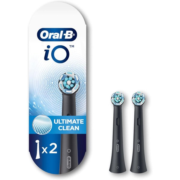 Oral-B iO Ultimate Clean Cabezales de cepillo de repuesto, 5 unidades, 4 Ultimate Clean + 1 goma y negro sensible - Imagen 12