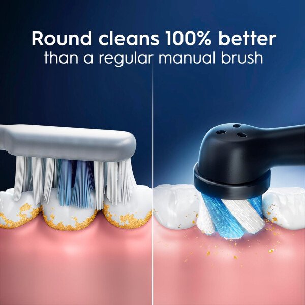 Oral-B iO Ultimate Clean Cabezales de cepillo de repuesto, 5 unidades, 4 Ultimate Clean + 1 goma y negro sensible - Imagen 15