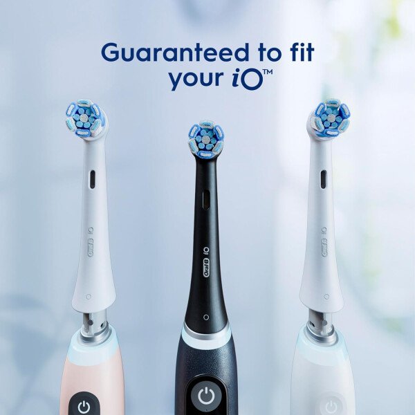 Oral-B iO Ultimate Clean Cabezales de cepillo de repuesto, 5 unidades, 4 Ultimate Clean + 1 goma y negro sensible - Imagen 19