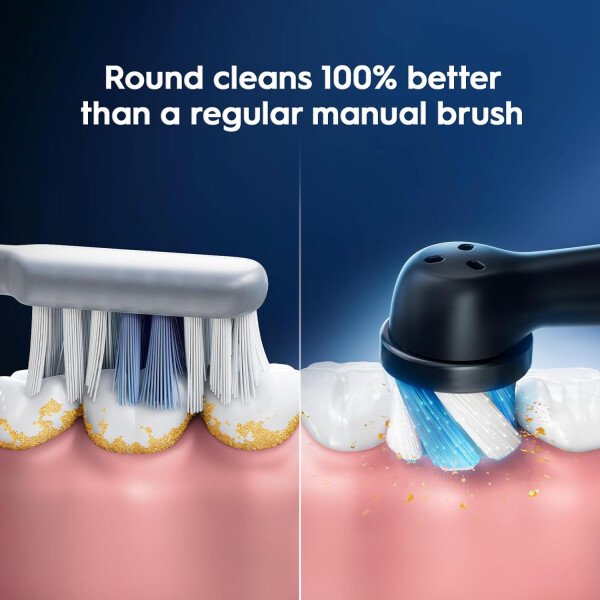 Oral-B iO Ultimate Clean Cabezales de cepillo de repuesto, 5 unidades, 4 Ultimate Clean + 1 goma y negro sensible - Imagen 40