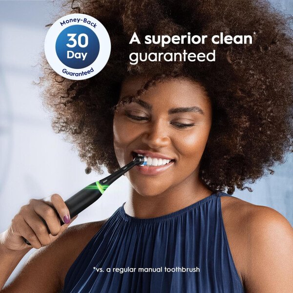 Oral-B iO Ultimate Clean Cabezales de cepillo de repuesto, 5 unidades, 4 Ultimate Clean + 1 goma y negro sensible - Imagen 44