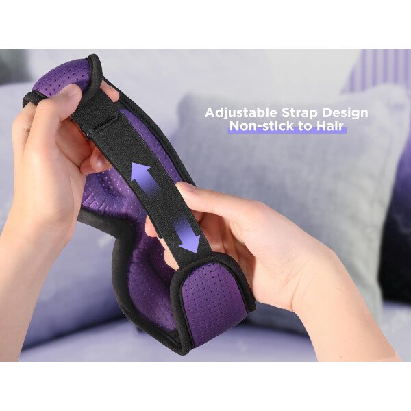 LC-dolida Auriculares para dormir, máscara de dormir 3D Bluetooth inalámbrica con música, audífonos para dormir de lado, máscara de dormir con auriculares Bluetooth altavoces estéreo ultrafinos - Image 42