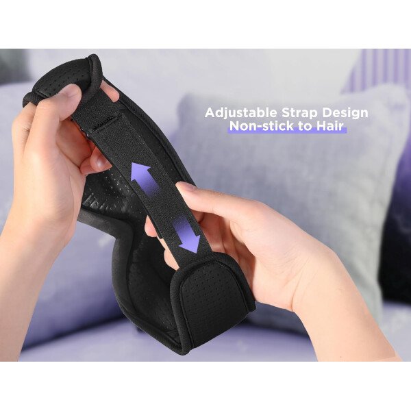 LC-dolida Auriculares para dormir, máscara de dormir 3D Bluetooth inalámbrica con música, audífonos para dormir de lado, máscara de dormir con auriculares Bluetooth altavoces estéreo ultrafinos - Image 107