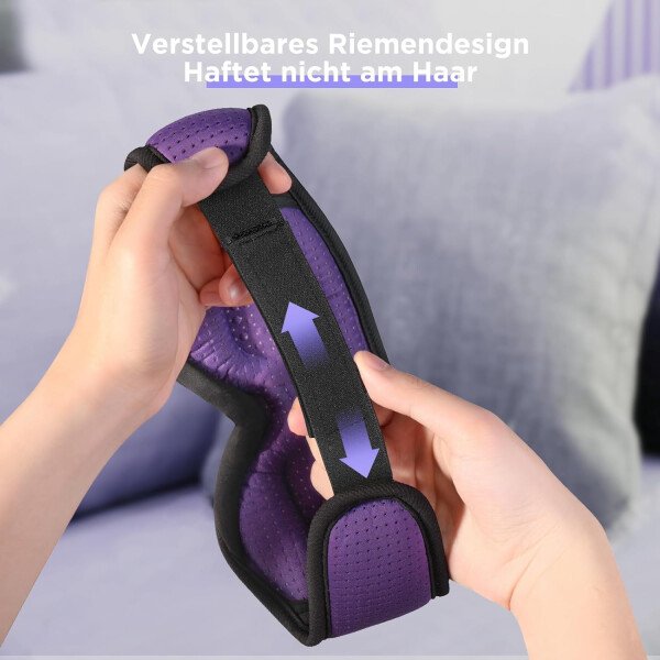 LC-dolida Auriculares para dormir, máscara de dormir 3D Bluetooth inalámbrica con música, audífonos para dormir de lado, máscara de dormir con auriculares Bluetooth altavoces estéreo ultrafinos - Image 128