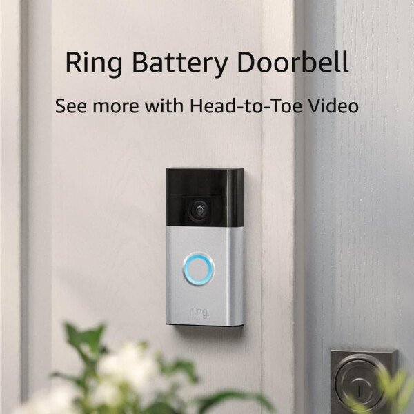 Timbre con cámara inalámbrico Ring - Video de cuerpo completo, video en vivo con audio bidireccional, alertas y detección de movimiento (modelo de 2024), Bronce veneciano - Imagen 11