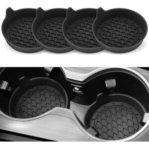 SINGARO Portavasos para automóvil, inserto de portavasos de silicona, portavasos antideslizantes universales, accesorios para el interior del automóvil para mujeres y hombres, juego de 4 unidades,