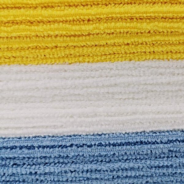 Amazon Basics Paños de limpieza de microfibra, no abrasivos, reutilizables y lavables, paquete de 24, azul/blanco/amarillo, 16 x 12 pulgadas - Image 23