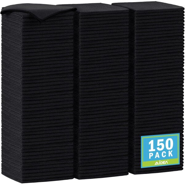 AIDEA Paño de limpieza de microfibra, 100 unidades, toallas de microfibra suave para automóviles, trapos de limpieza absorbentes, paños de lavado sin pelusa para casa, cocina, ventana (12 x 12 - Imagen 49
