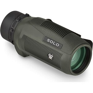 Vortex Optics Solo Monocular de 10 x 36 pulgadas, clip utilitario, ocular ajustable, lentes totalmente multicapa, armadura de goma, agarre antideslizante, a prueba de niebla, impermeable, garantía